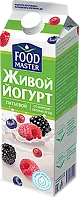 Foodmaster drinking live yogurt, forest berries, 900 g