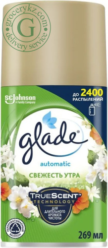 Glade air freshener, morning freshness, automatic spray refill, 269 ml