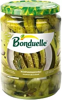 Bonduelle pickled gherkins, 580 ml