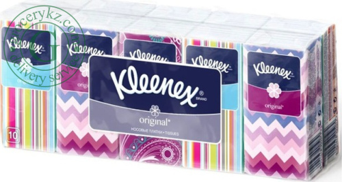 Kleenex Original paper handkerchiefs (10 in 10)