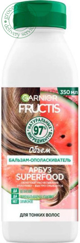 Fructis conditioner, for thin hair, 350 ml