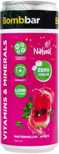Bombbar lemonade, watermelon, 330 ml