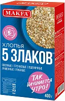 Makfa flakes made of 5 cereals, 400 g