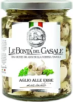 Le Bonta del Casale canned garlic with herbs, 314 ml