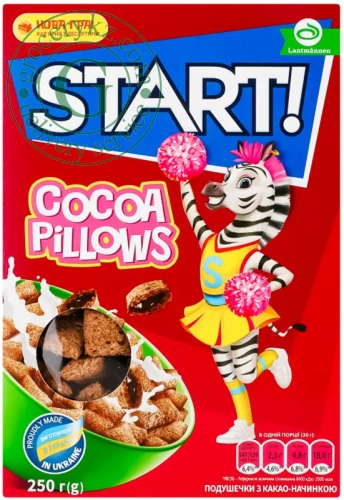 Start cocoa pillows, 250 g