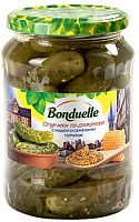 Bonduelle pickled cucumbers with honey and mustard seeds, 680 g