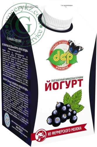 Dep drinking yogurt, blackcurrant, 500 ml