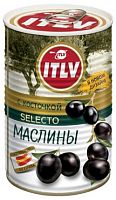 ITLV black olives with pits, selected, 425 ml