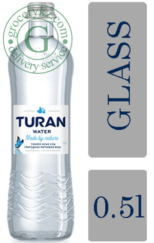 Turan still water, 0.5 l (glass bottle)