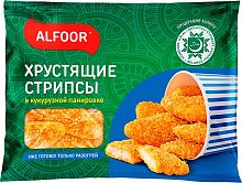 Alfoor chicken strips in corn breading, 290 g
