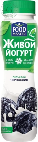 Foodmaster drinking live yogurt, prunes, 280 g Foodmaster drinking live yogurt, prunes, 280 g