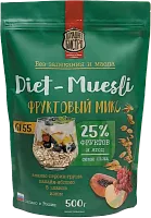 Domashnee bistro diet muesli, fruit mix, 500 g