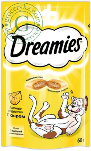 Dreamies dry cat food, cheese, 60 g