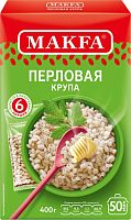 Makfa pearl-barley in bags, 6 bags, 400 g