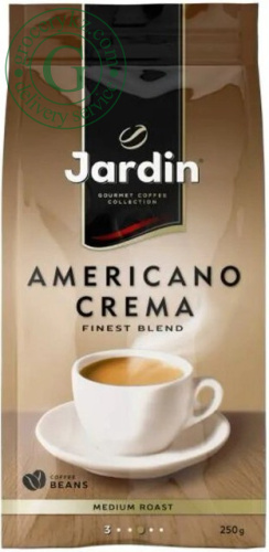 Jardin Americano Crema coffee beans, 250 g