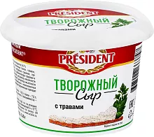 President cream cheese, herbs, 140 g