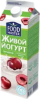 Foodmaster drinking live yogurt, cherry, 900 g