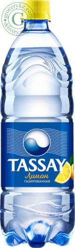 Tassay sparkling water, lemon, 1 l