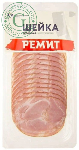 Remit uncooked cured ham neck, sliced, 150 g
