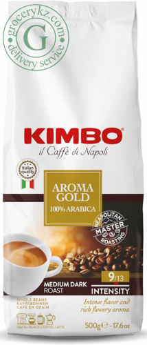Kimbo coffee beans, aroma gold, 500 g