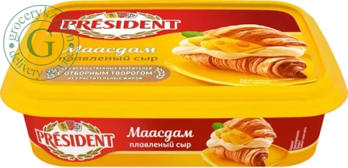 President spreadable cheese, maasdam, 200 g