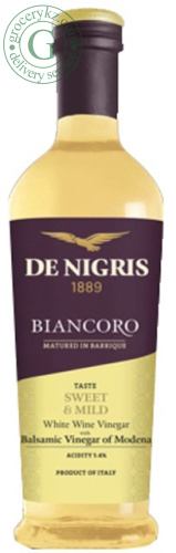 De Nigris white vinegar, 250 ml