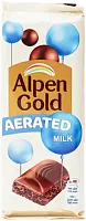 Alpen Gold aerated milk chocolate, 80 g