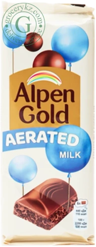 Alpen Gold aerated milk chocolate, 80 g