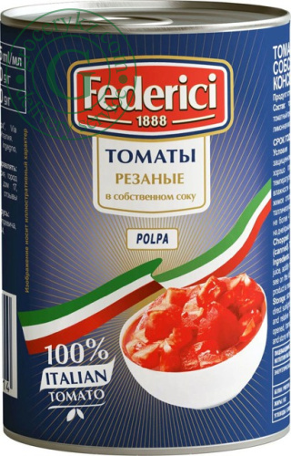 Federici finely chopped tomatoes, 400 g