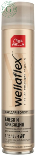 Wella Wellaflex hairspray, shine and hold, 250 ml
