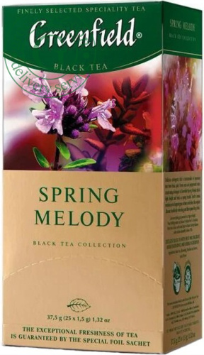 Greenfield Spring Melody black tea, 25 bags