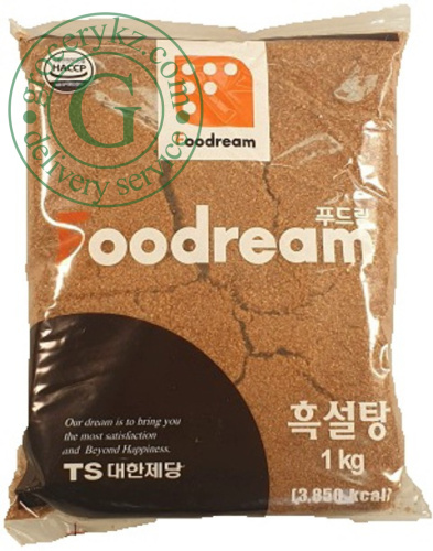 Foodream dark brown sugar, 1 kg