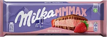 Milka chocolate bar, strawberry, 300 g