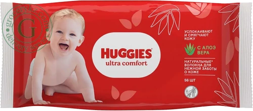Huggies baby wipes, ultra comfort, 56 count