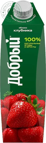 Dobry apple and strawberry juice, 1l