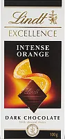 Lindt Excellence dark chocolate, orange, 100 g
