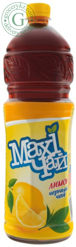 Maxi black ice tea, lemon, 1.2 l