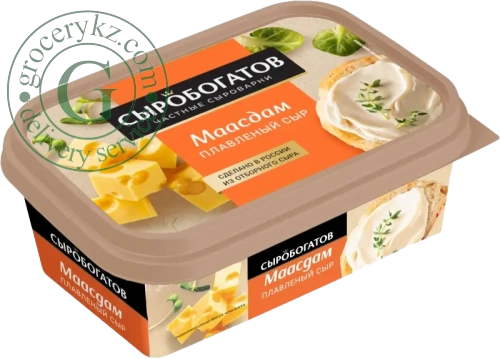 Sirobogatov spreadable cheese, maasdam, 200 g