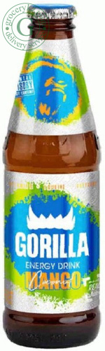 Gorilla energy drink, mango and coconut, 275 ml