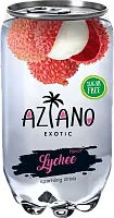 Aziano sparkling drink, lychee, 350 ml