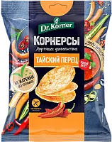 Dr. Korner rice and corn chips, Thai pepper, 50 g