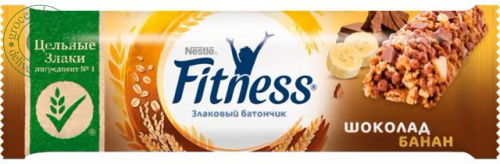 Nestle Fitness cereal bar, chocolate and banana, 23.5 g