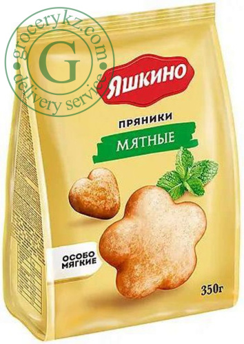 Yashkino gingerbread, mint, 350 g