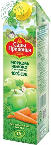 Sady Pridonia apple and carrots juice, 1 l