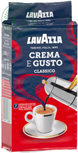 Lavazza Crema e Gusto Classico ground coffee, flow pack, 250 g