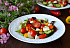 How to cook light salad with vegetables and mozarella