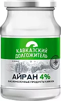 Kavkazskiy Dolgozhitel ayran, 4%, 900 g