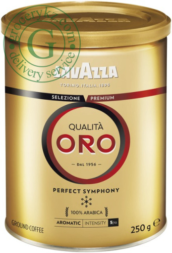 Lavazza Qualita Oro ground coffee, metal jar, 250 g