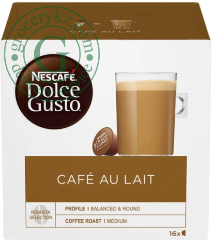 Nescafe Dolce Gusto Café Au Lait coffee capsules, 16 capsules
