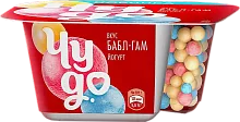 Chudo yogurt with cereal balls, bubble gum, 101 g